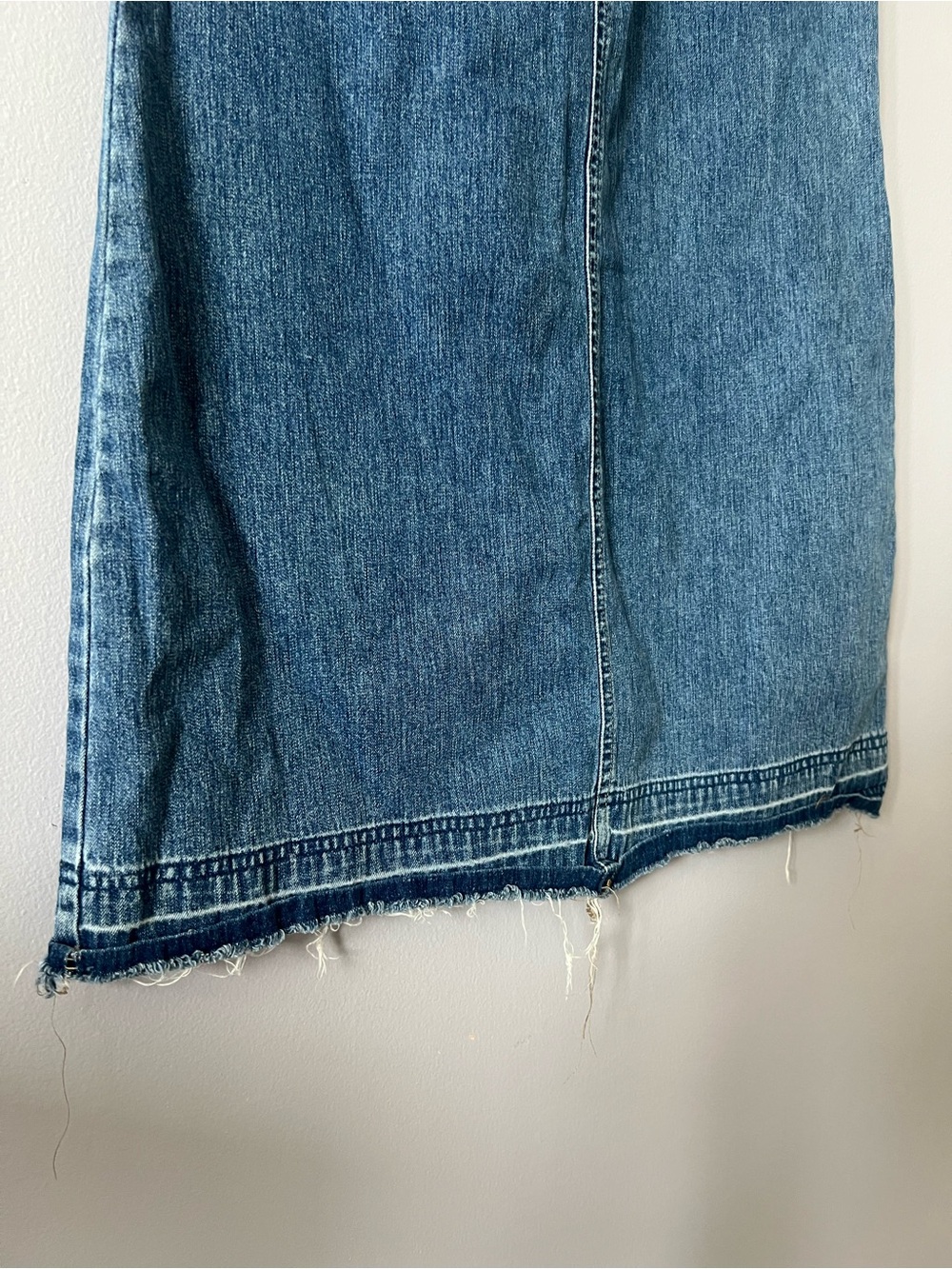 GAP Cotton Denim Sleeveless Mini Dress - Picture 3 of 8